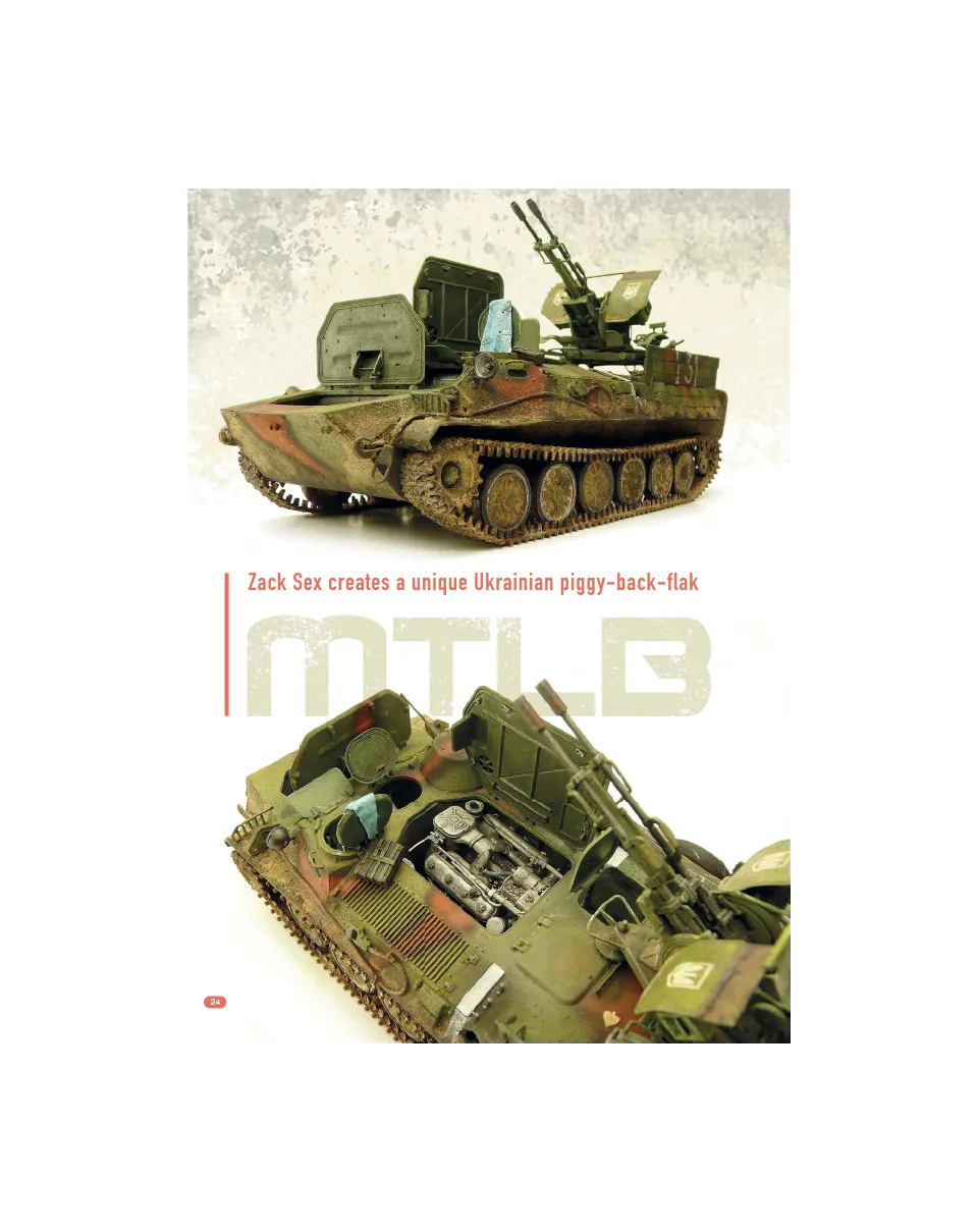 AFV Modeller AFV115 Piggy-back MTLB rivista pdf