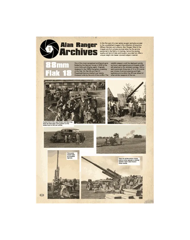 AFV Modeller AFV 137 articolo PDF 88mm FlaK 18 archivio