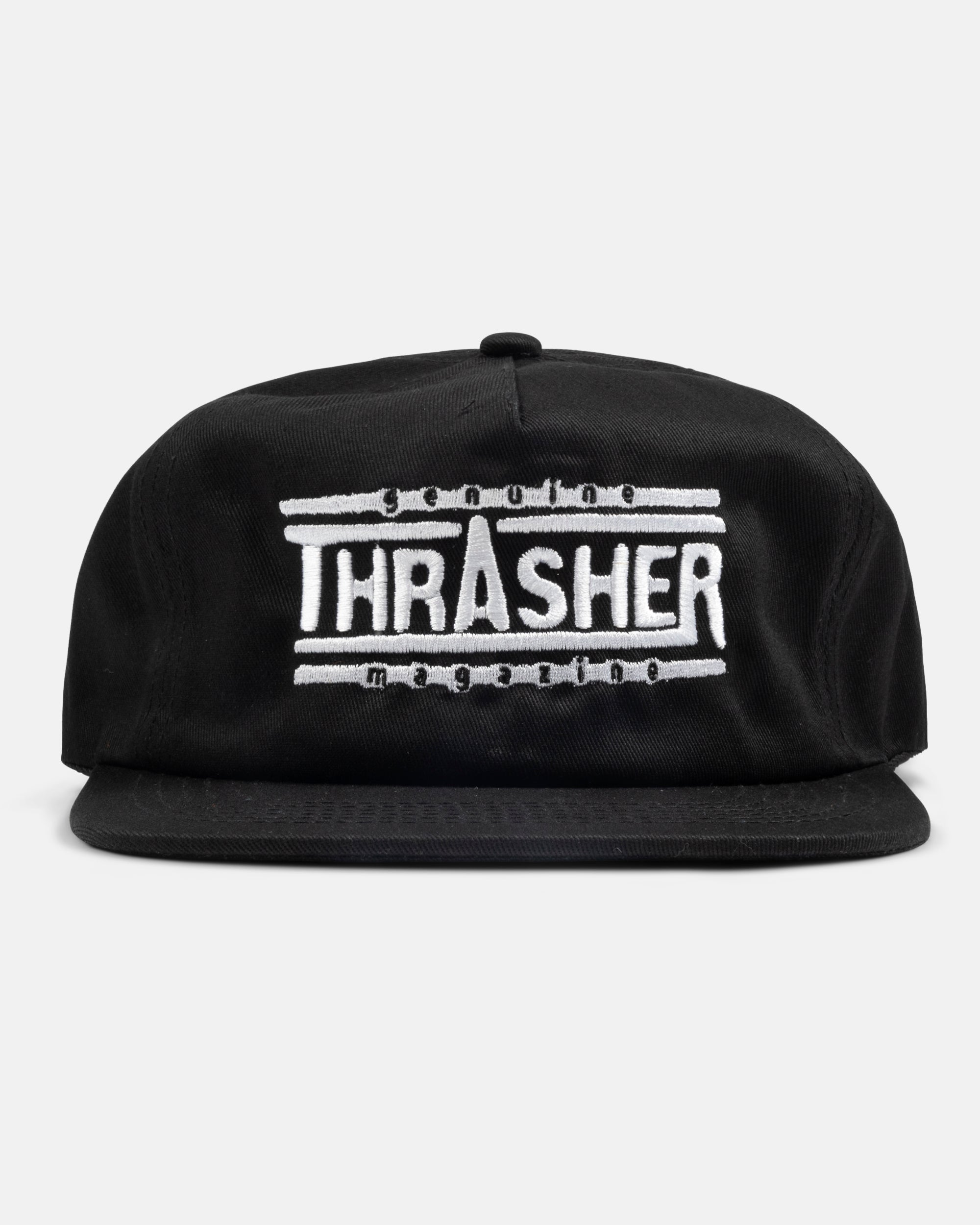Thrasher Genuine Snapback cappellino nero cotone