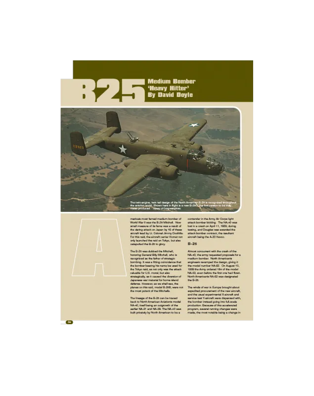 AFV Modeller AIR1 B25 articolo PDF copia singola aerei