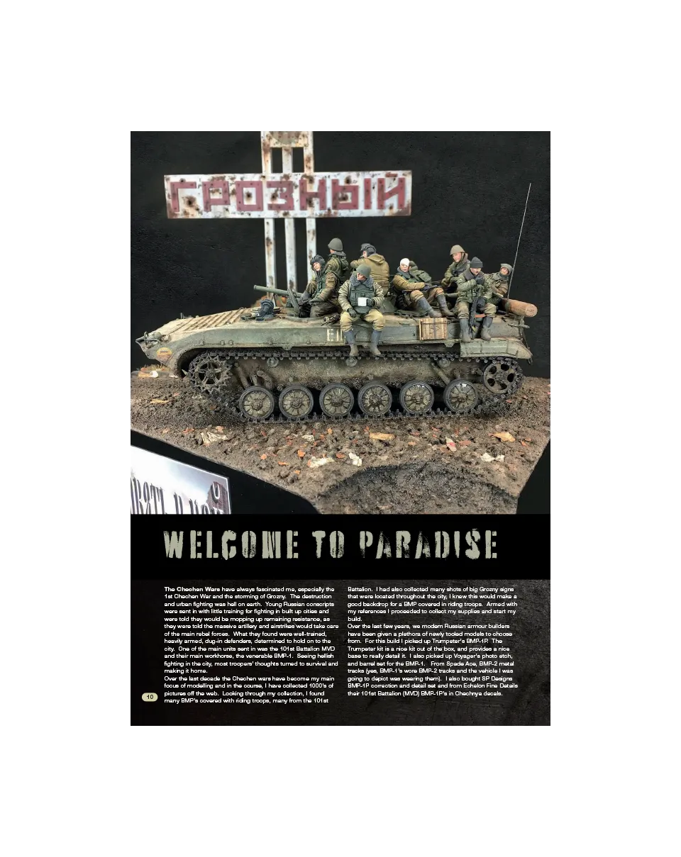 AFV Modeller AFV 101 Paradise rivista PDF singola