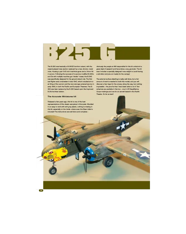 AFV Modeller AIR1 B25 G articolo PDF