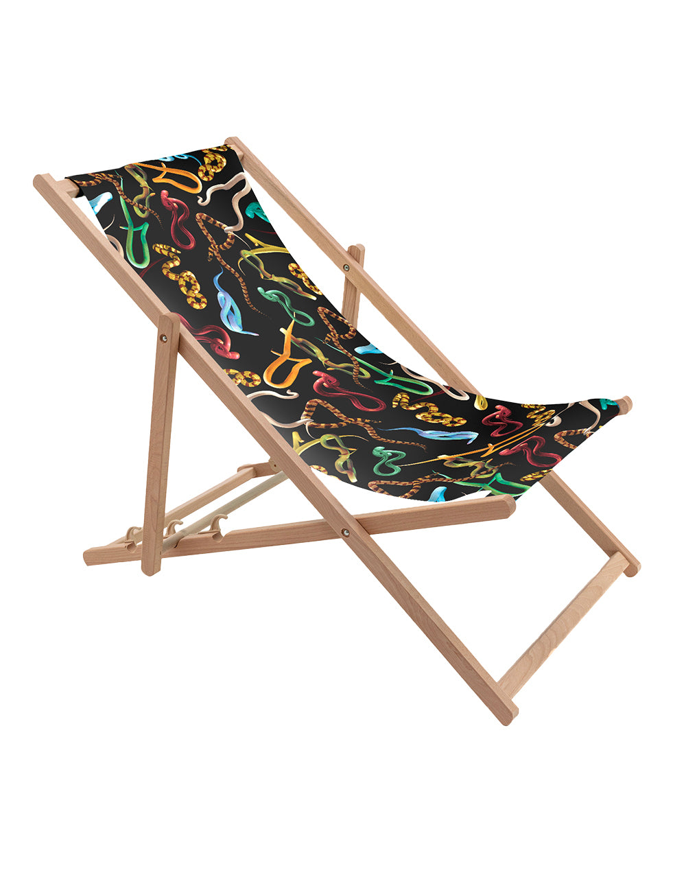 TOILETPAPER Deck Chair Frames sdraio legno faggio UV