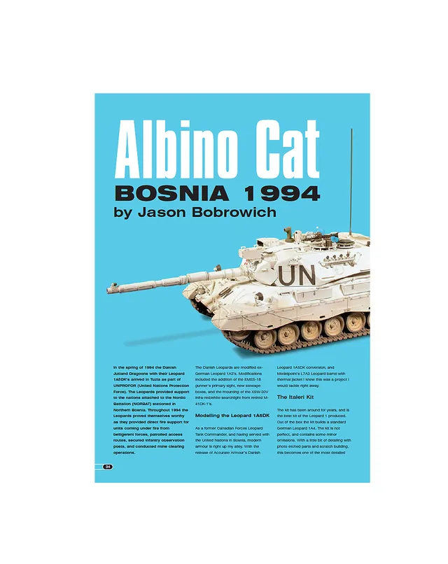 AFV Modeller Issue 14 articolo PDF Albino Cat