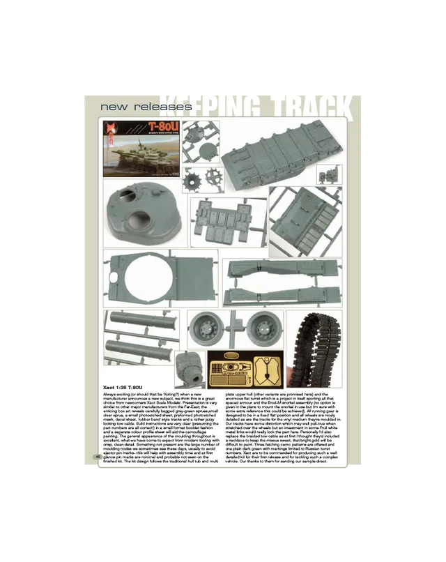 AFV Modeller AFV72 Keeping Track articolo PDF mezzi militari copia singola