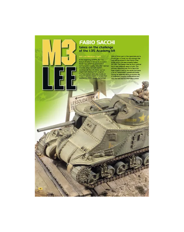 AFV Modeller AFV82 M3 Lee rivista copia singola americani