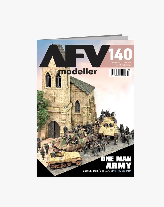 AFV Modeller 140 rivista modellismo blindati copia singola