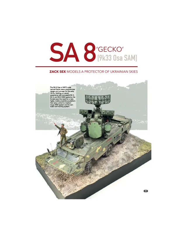 AFV Modeller AFV145 SA-8 Gecko articolo PDF copia singola missili