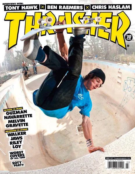 Thrasher Magazine marzo 2011 rivista copia singola