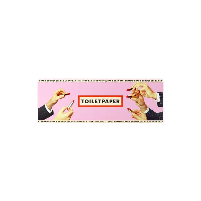 TOILETPAPER Solid Cosmetics Kit set 3 pezzi solidi