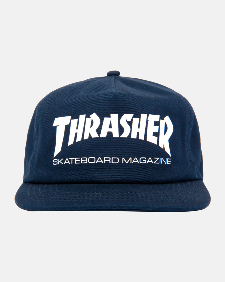 Thrasher Skate Mag snapback cappellino blu cotone