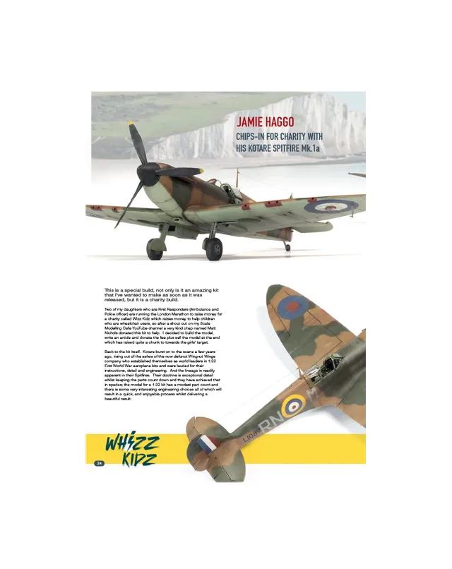 AFV Modeller AIR 120 articolo PDF Spitfire 1:32 copia singola