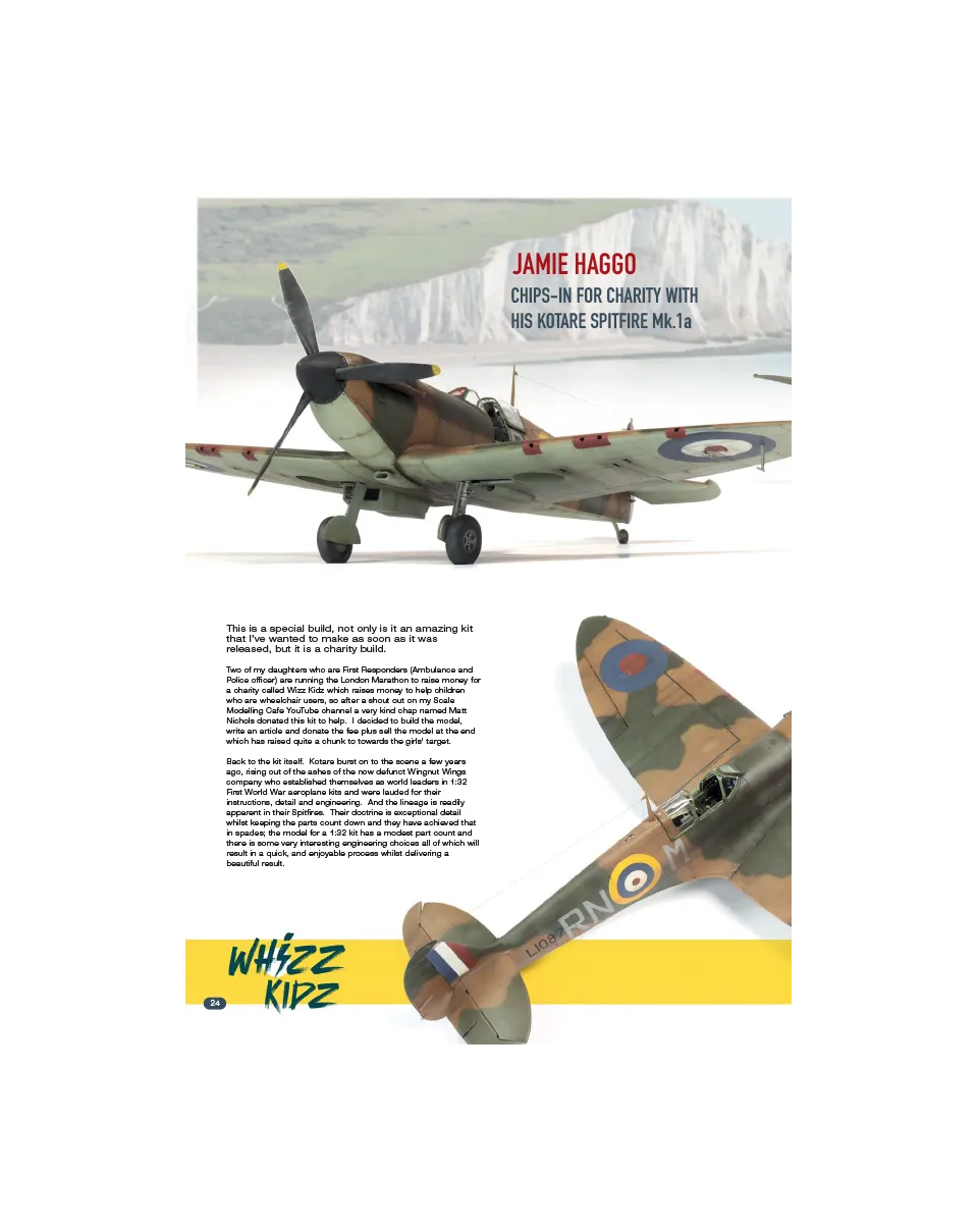 AFV Modeller AIR 120 articolo PDF Spitfire 1:32 copia singola