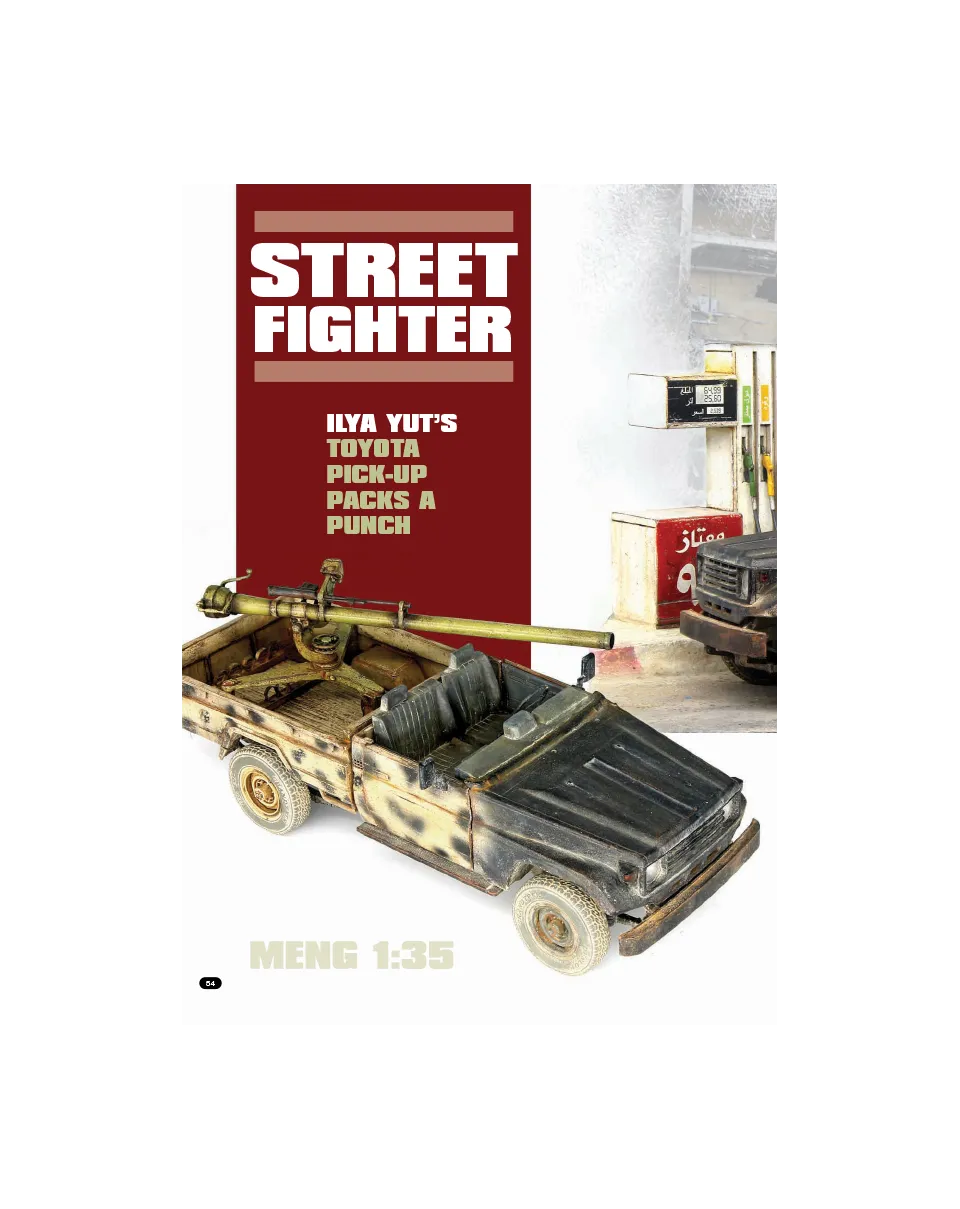 AFV Modeller AFV127 rivista PDF Street Fighter copia singola