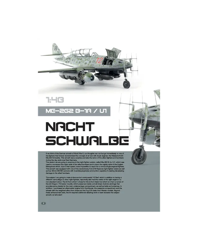 AFV Modeller AIR 88 articolo PDF Nacht Schwalbe copia singola