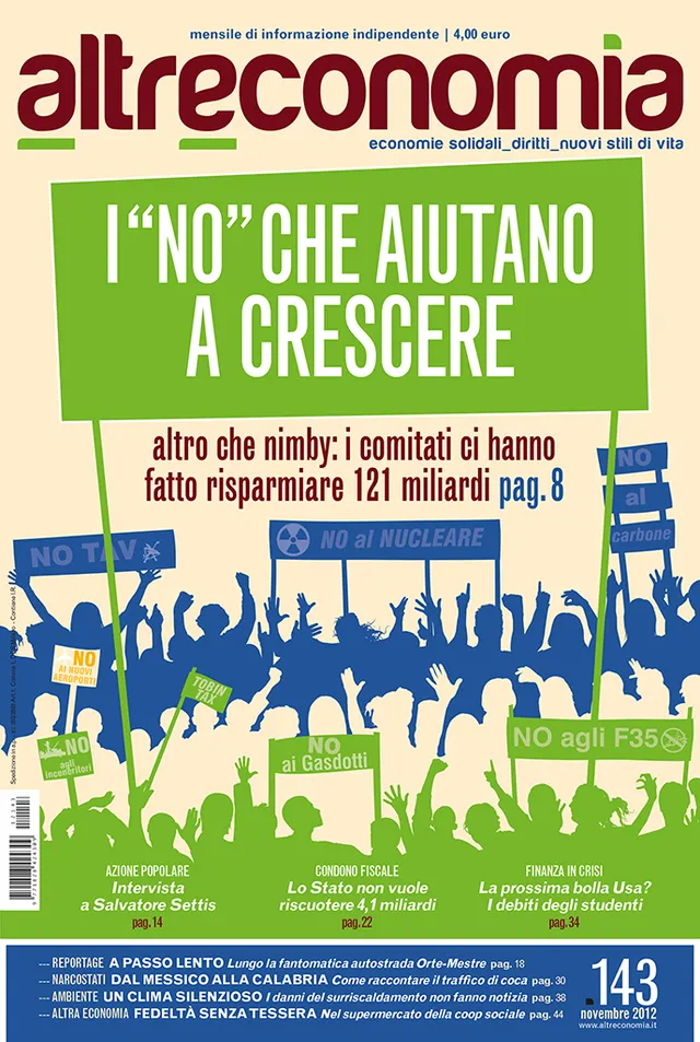 Altreconomia 143 I no che aiutano a crescere rivista copia singola