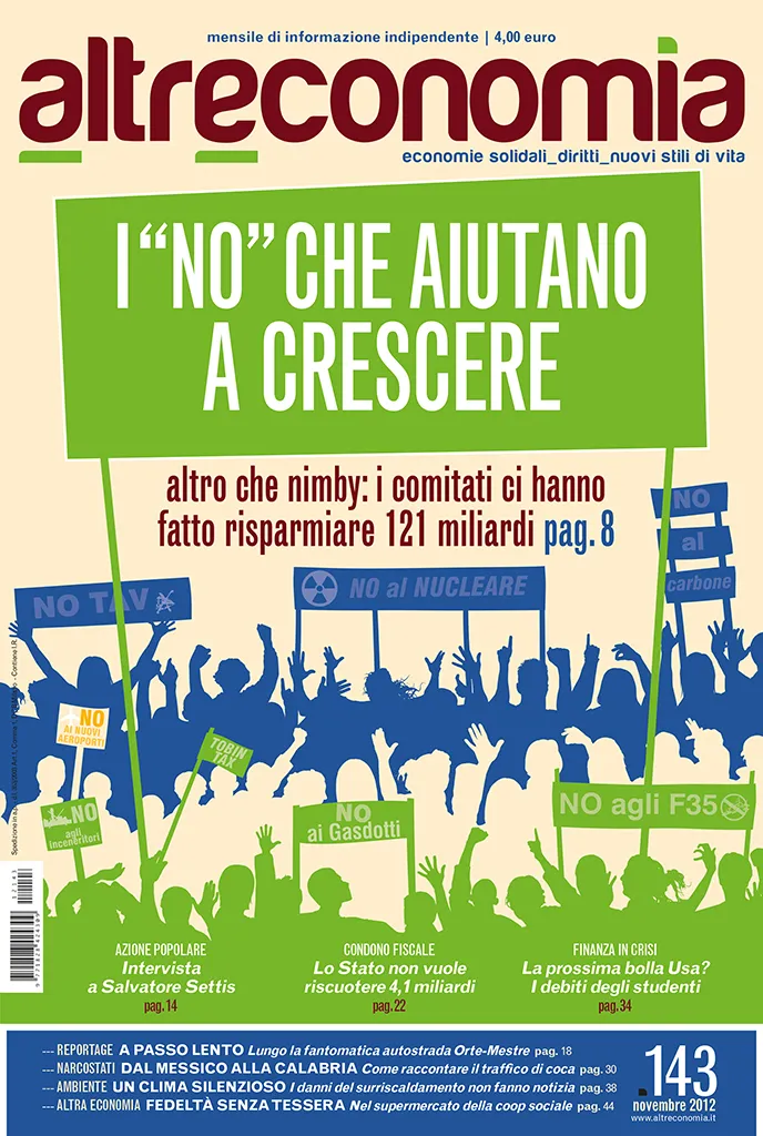 Altreconomia 143 I no che aiutano a crescere rivista copia singola