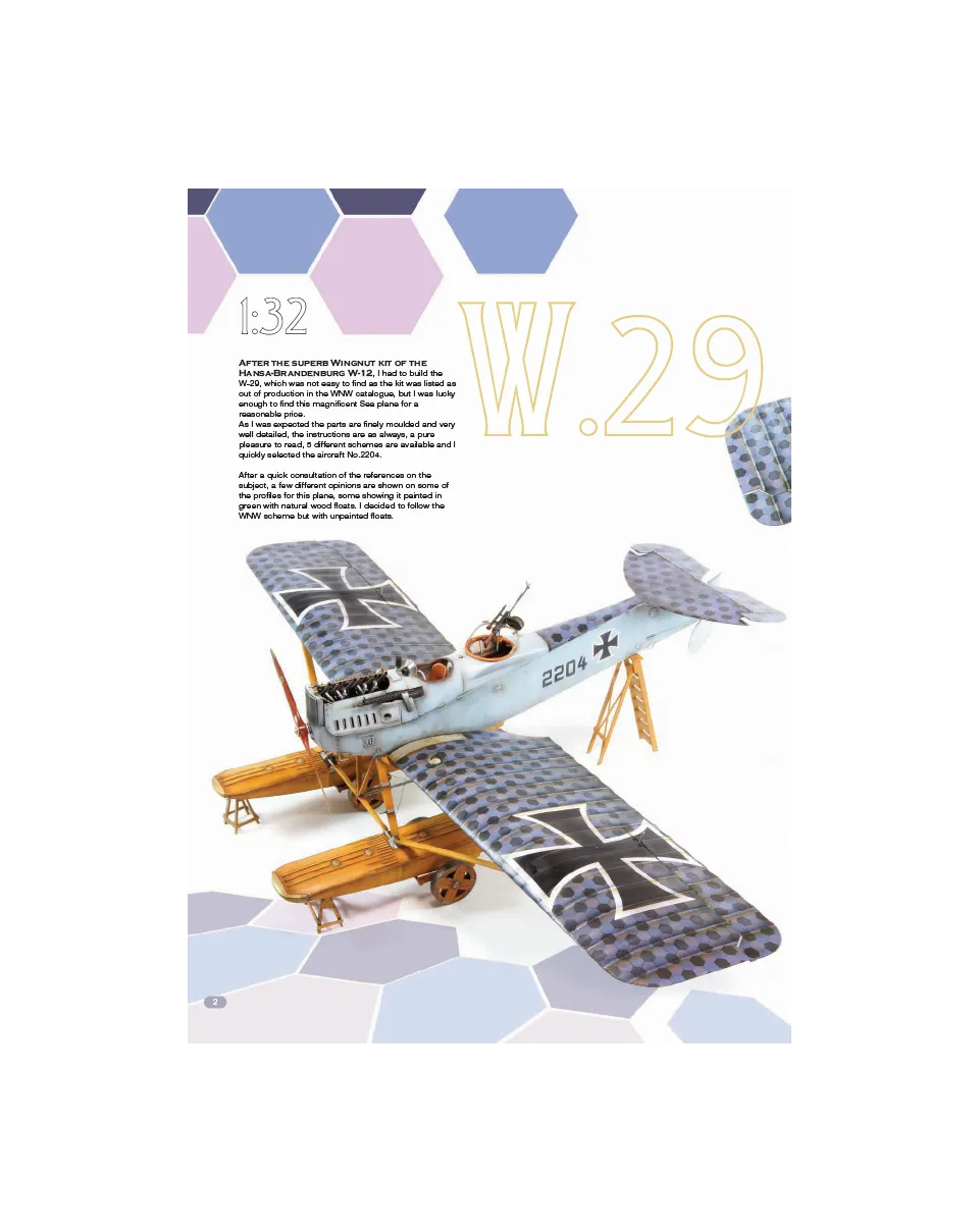 AFV Modeller AIR85 W.29 articolo PDF aerei