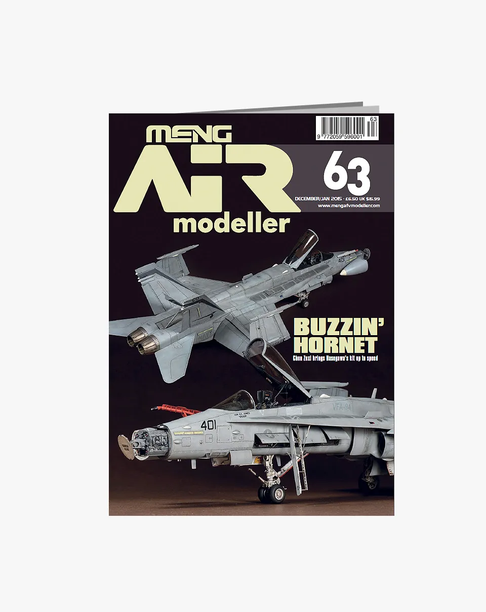 AFV Modeller Meng AIR 63 rivista numero 63 copia singola aerei