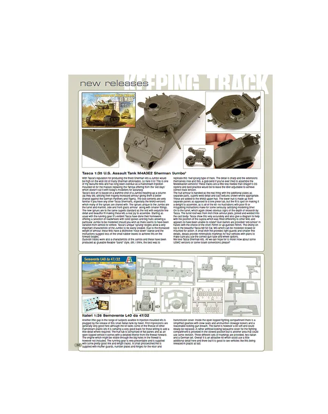 AFV Modeller Issue 57 articolo PDF Keeping Track