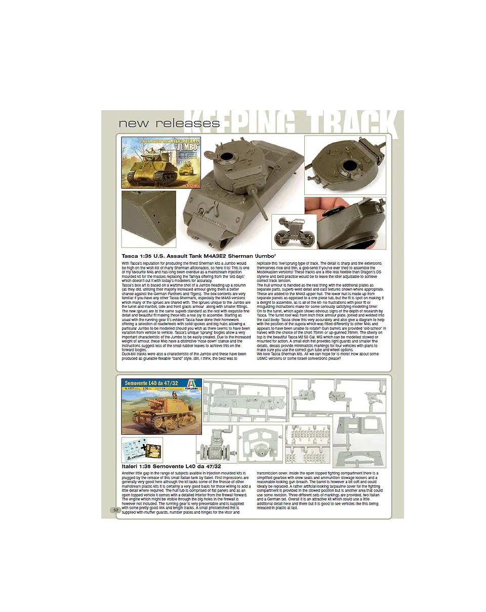 AFV Modeller Issue 57 articolo PDF Keeping Track