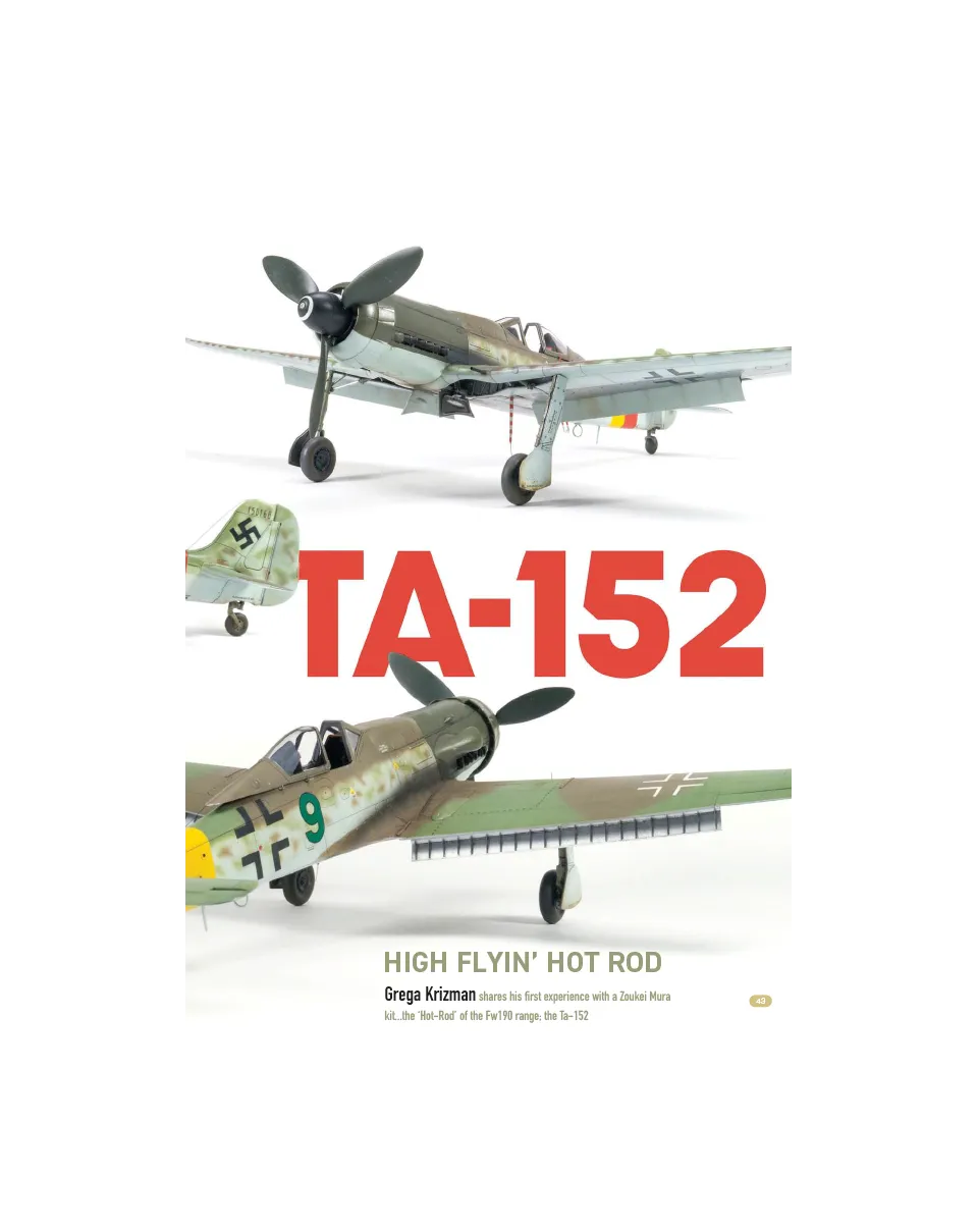 AFV Modeller AIR107 articolo Ta-152 Hot Rod