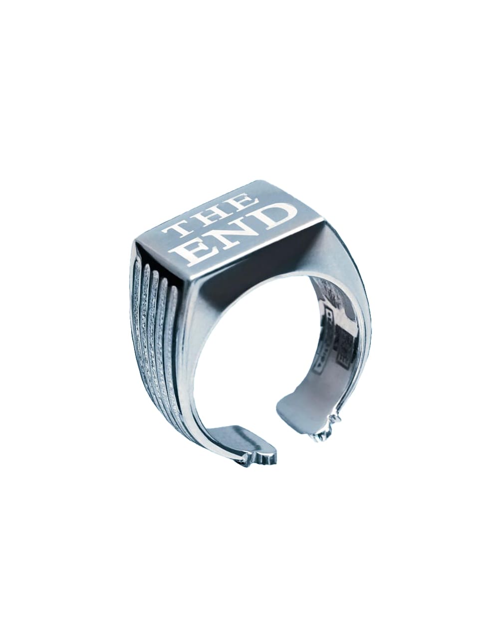 TOILETPAPER Silver Ring The End anello M