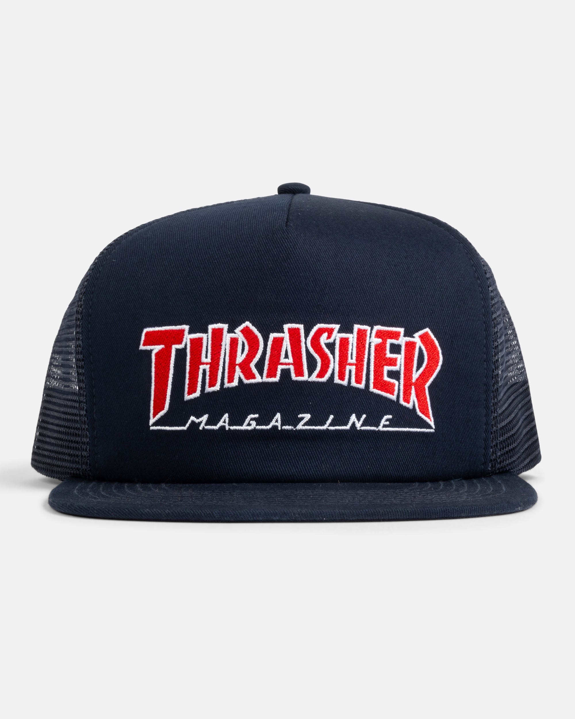 Thrasher Outlined Trucker cappellino navy snapback