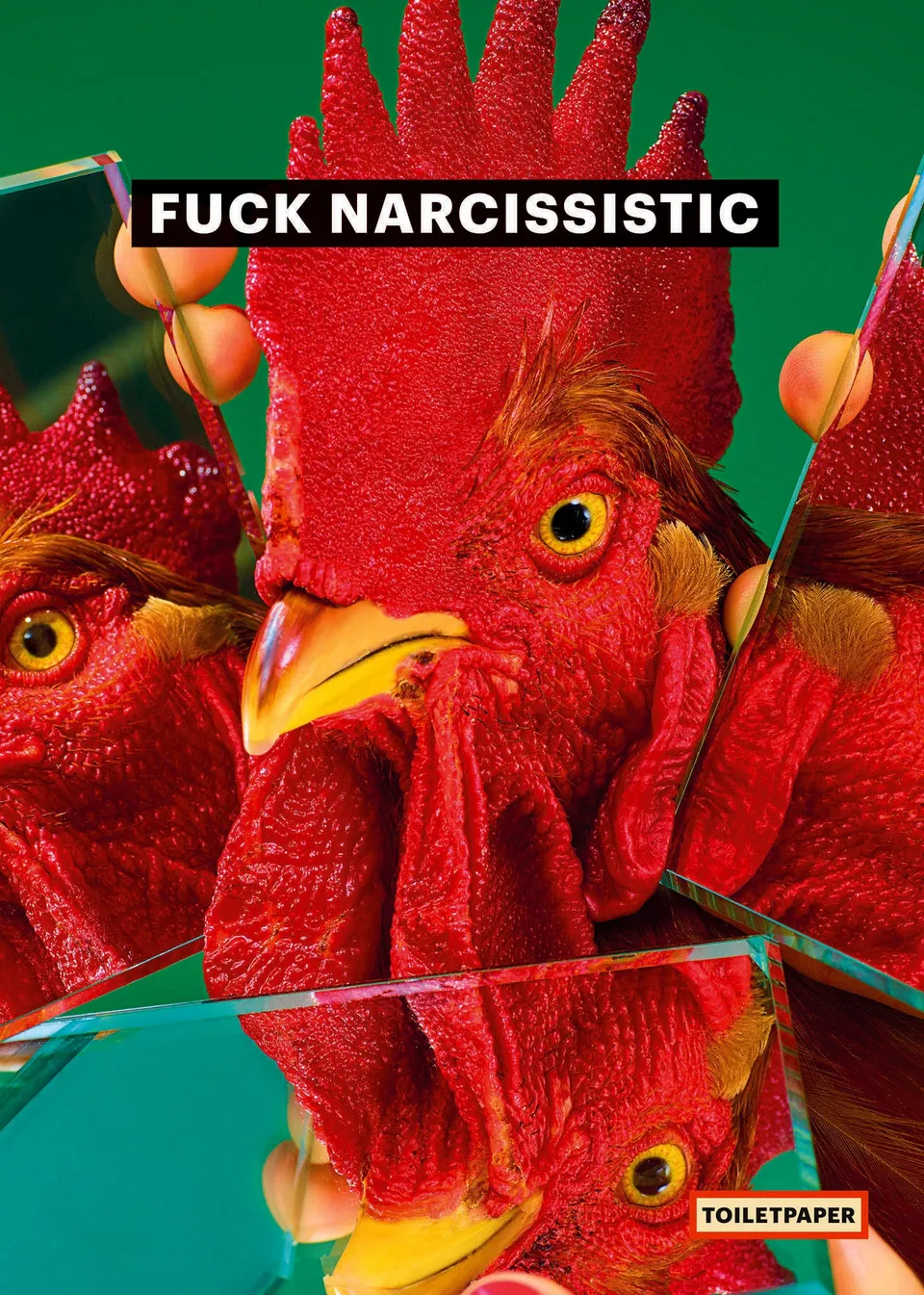 TOILETPAPER Rooster poster opaco 70x100cm