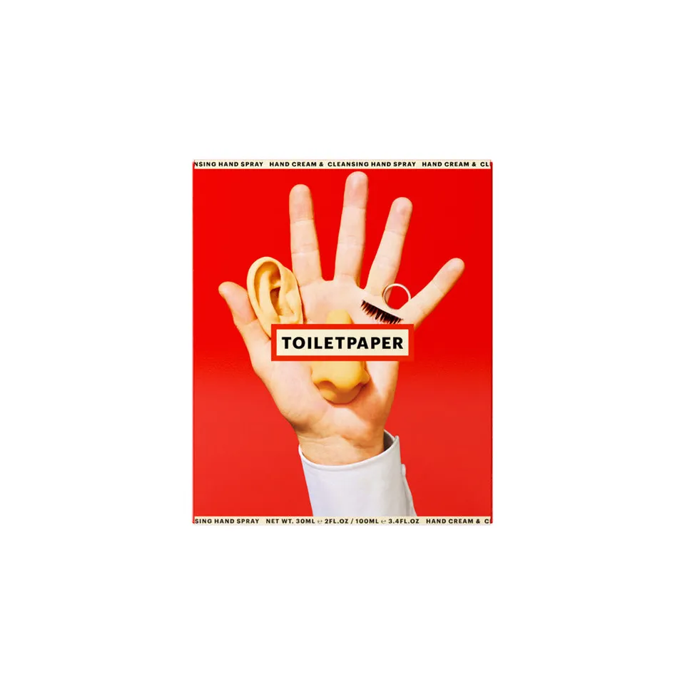 TOILETPAPER Hand Kit Spray 100ml + Crema Mani 30ml