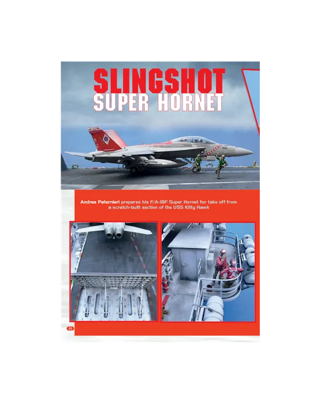 AFV Modeller AIR 60 Super Hornet articolo PDF copia singola jet