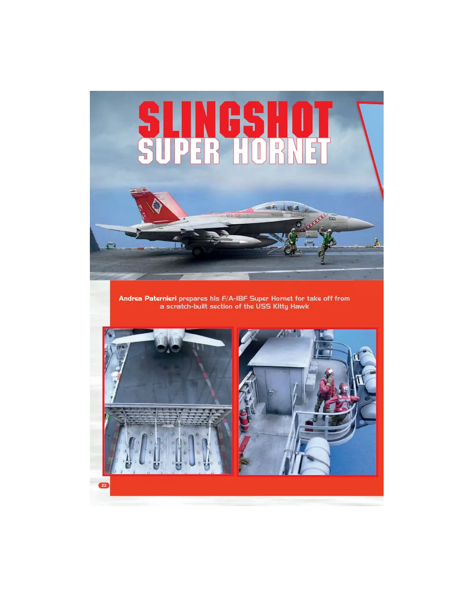AFV Modeller AIR 60 Super Hornet articolo PDF copia singola jet