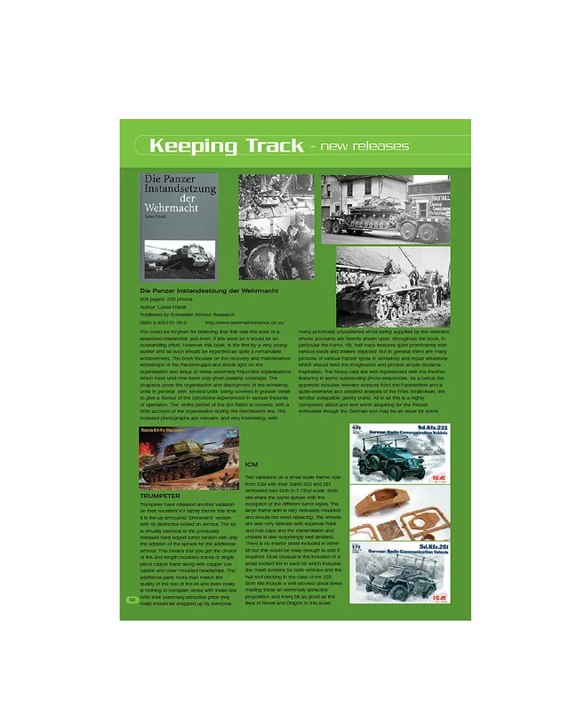 AFV Modeller Issue 27 rivista PDF Keeping Track