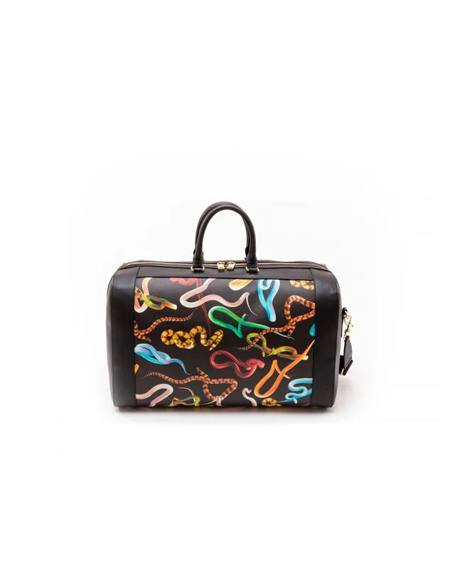TOILETPAPER Travel Bag Snakes borsa viaggio PVC 47x27,5 cm