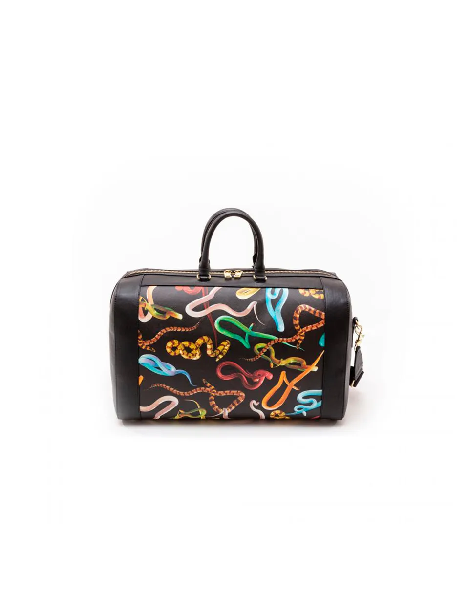 TOILETPAPER Travel Bag Snakes borsa viaggio PVC 47x27,5 cm