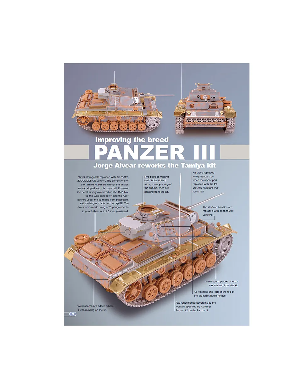 AFV Modeller Issue 22 Improving the Breed Panzer III Articolo PDF