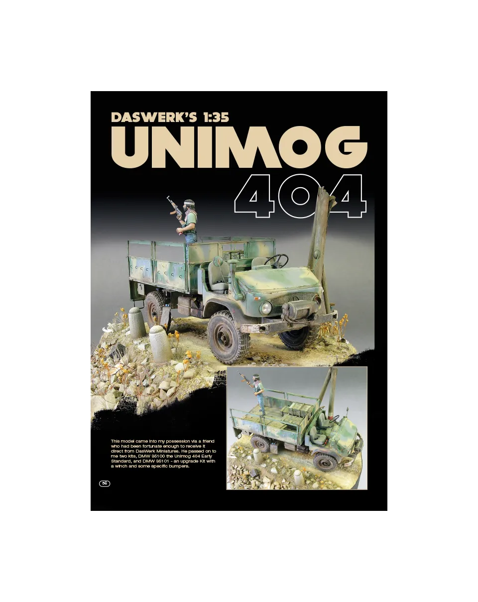 AFV Modeller AFV67 Unimog 404 articolo PDF montaggio