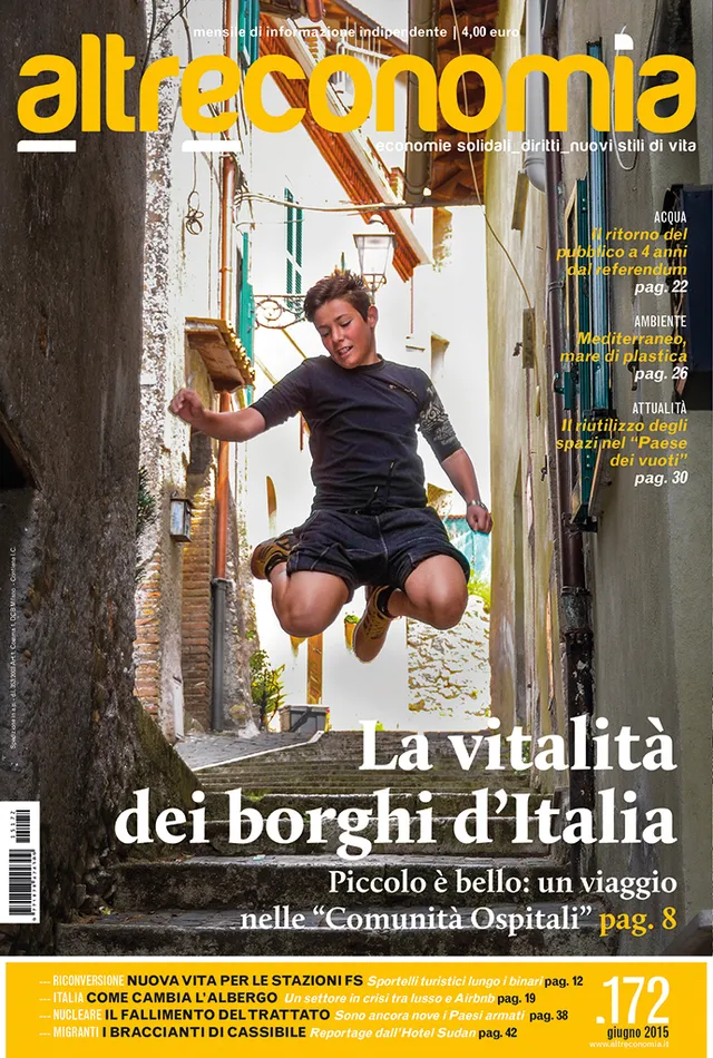 Altreconomia 172 Vitalità borghi rivista copia singola
