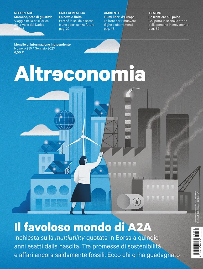 Altreconomia 255 Il favoloso mondo di A2A rivista copia singola
