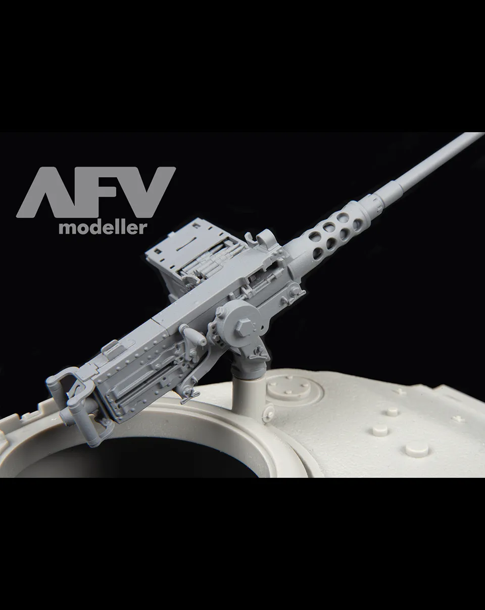 AFV Modeller 16077 dettaglio 1:16 M2 Browning .50 ottone