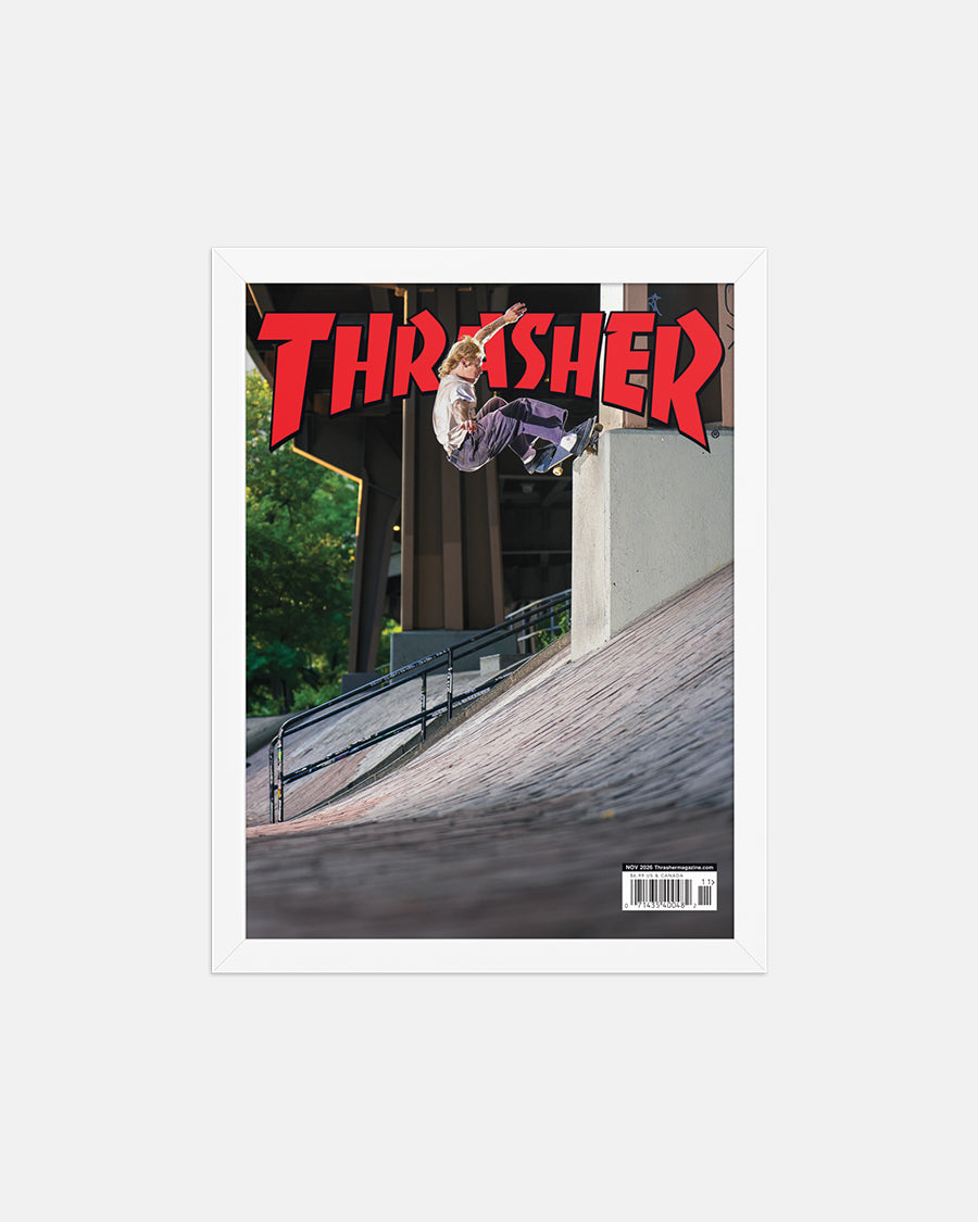 Thrasher November 2026 poster incorniciato skate da parete