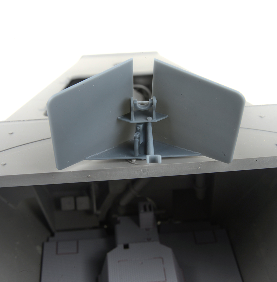AFV Modeller 16300 dettaglio 1:16 Sd.Kfz. 250 MG34 scudo singolo
