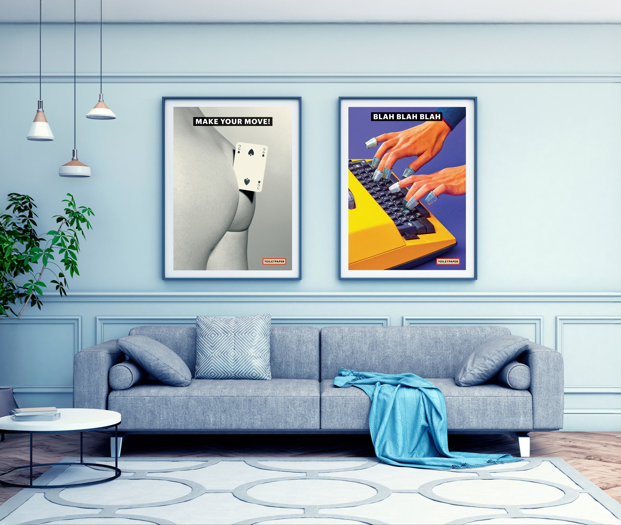 TOILETPAPER 2 di picche poster 70x100 carta opaca
