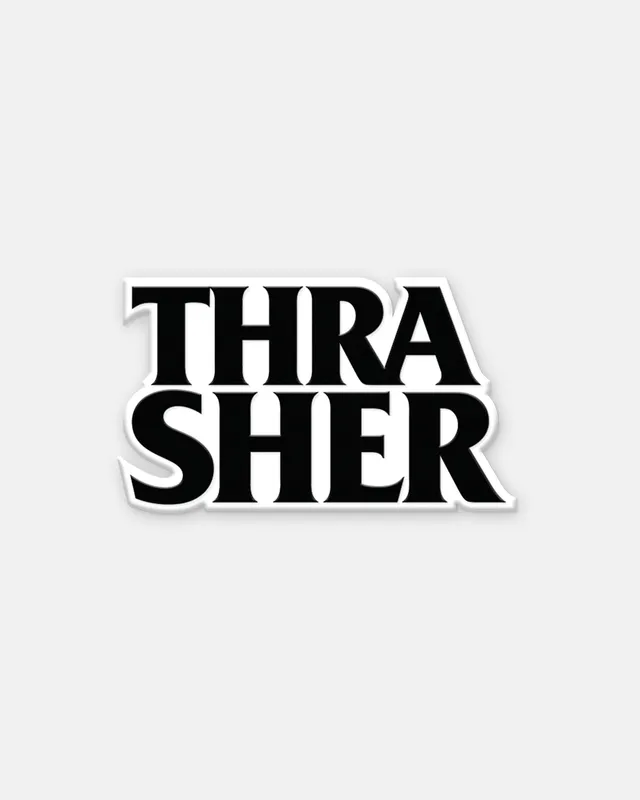 Thrasher x Antihero Spilla Smaltata Bianco Nera