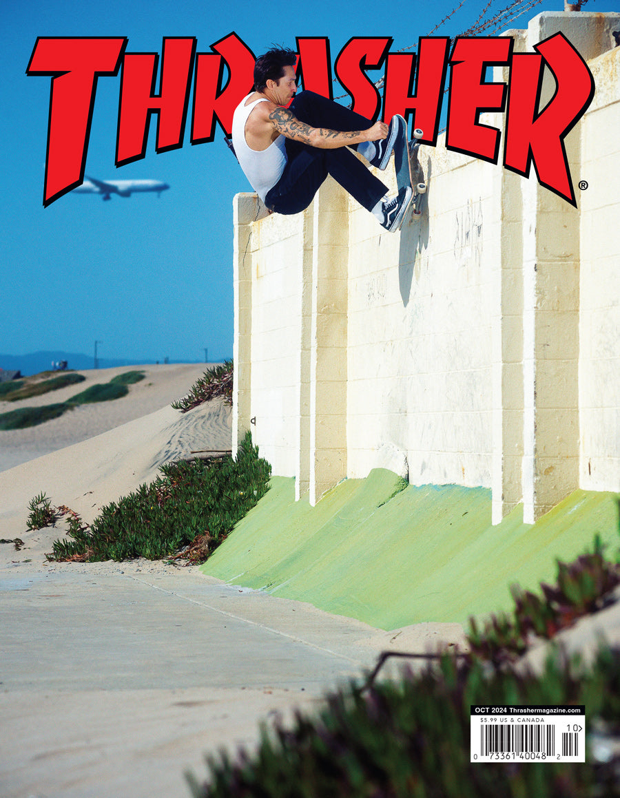 Thrasher October 2024 rivista skate copia singola Supreme