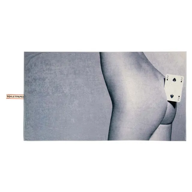 Toiletpaper Two of Spades telo mare cotone 100x180
