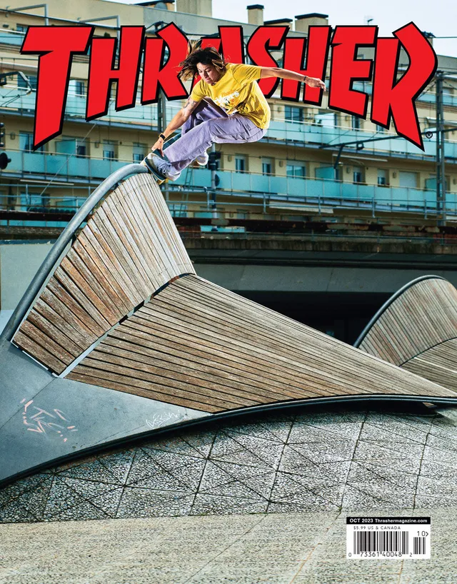 Thrasher Magazine ottobre 2023 rivista copia singola