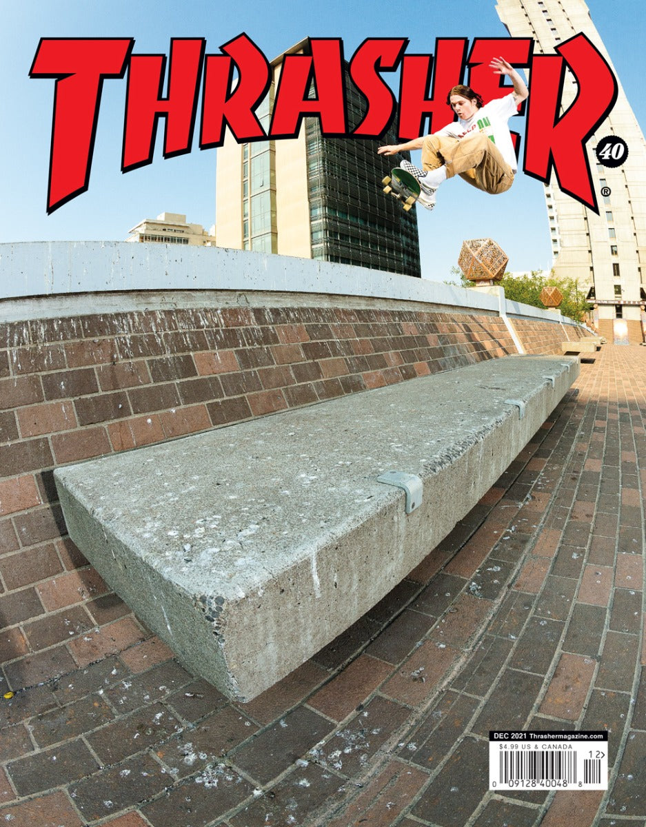 Thrasher Magazine December 2021 rivista arretrato inglese