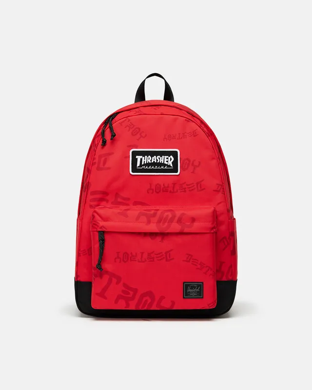 Thrasher Herschel Classic XL zaino 30L rosso laptop