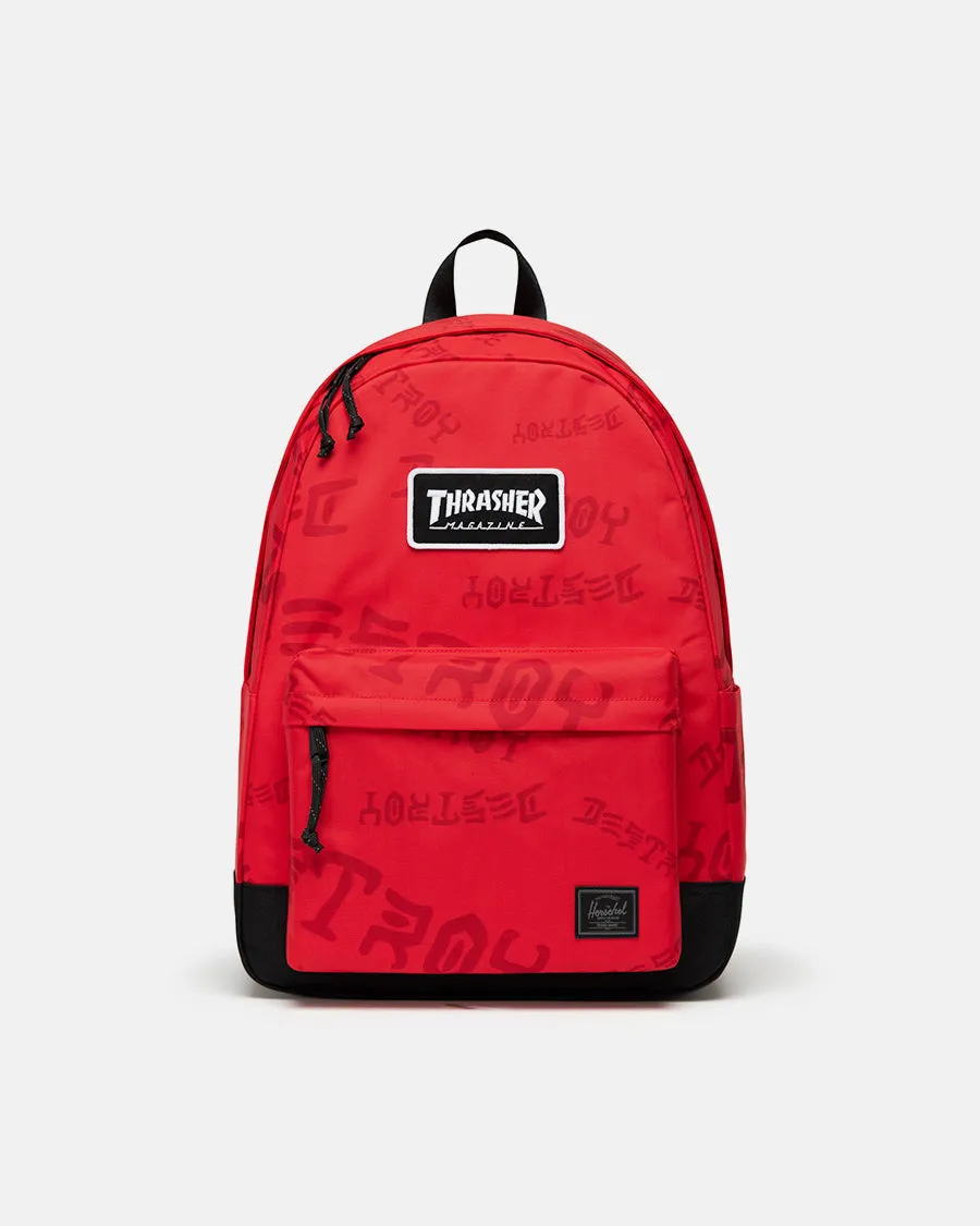 Thrasher Herschel Classic XL zaino 30L rosso laptop